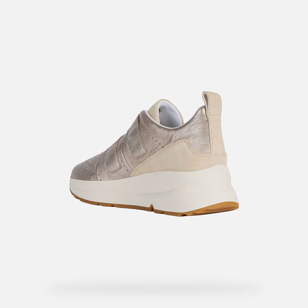 Geox Bayan Spor Ayakkabı Gümüş - Backsie - IDJ-693180